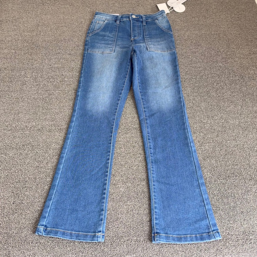 Joe's Jeans Girls The Ava High Rise Flare Blue Denim Jeans Size 14 NWT NEW